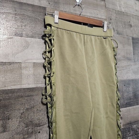 New FENTY PUMA Boxing Bomber Lace-Up Pants Thight - Picture 7 of 11